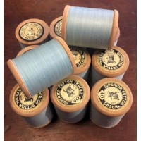 Light Blue Cotton Sewing Thread - Muntyak Brand - 11 Reels 